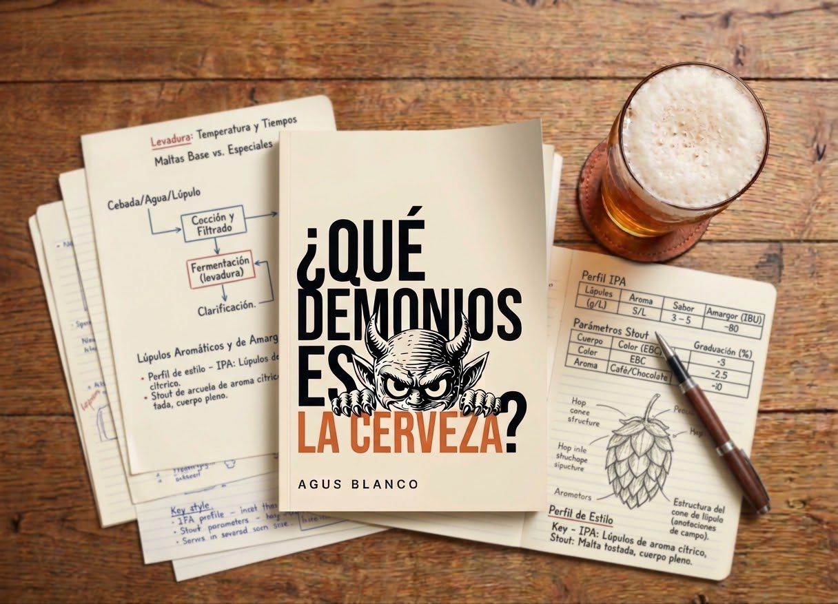 Libro ¿Qué demonios es la cerveza? de Agus Blanco